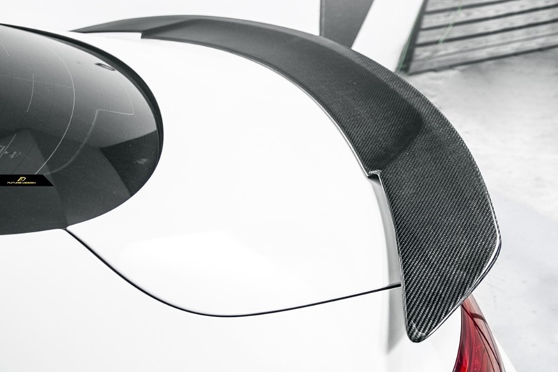 W205 C63 Coupe - RennTech style Carbon Trunk Spoiler 06