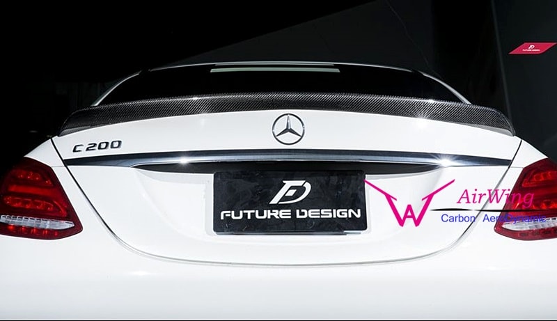 W205 C63 Sedan –Mode style Carbon Trunk Spoiler 01