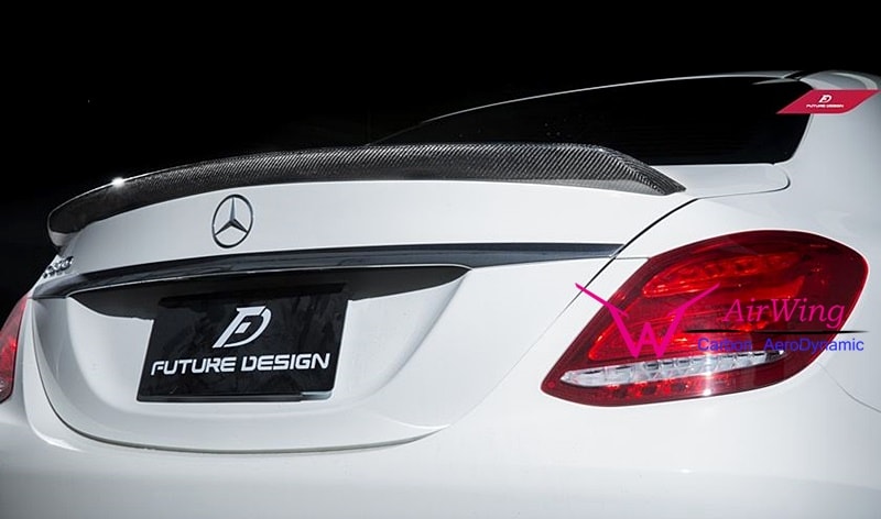 W205 C63 Sedan –Mode style Carbon Trunk Spoiler 02