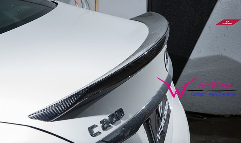 W205 C63 Sedan –Mode style Carbon Trunk Spoiler 05
